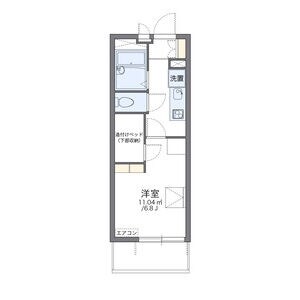 レオパレスミント千里の物件間取画像