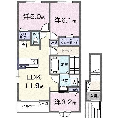 千里パークウェイIIの物件間取画像