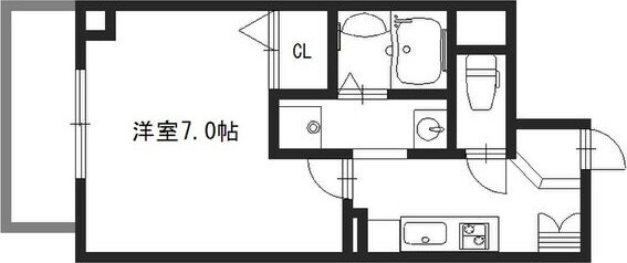 ラ・ヴィ江坂イーストの物件間取画像