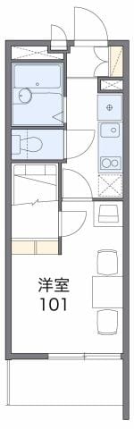 レオパレス南高浜の物件間取画像