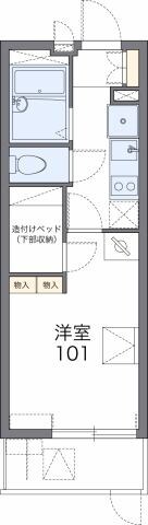 レオパレスグリチネの物件間取画像