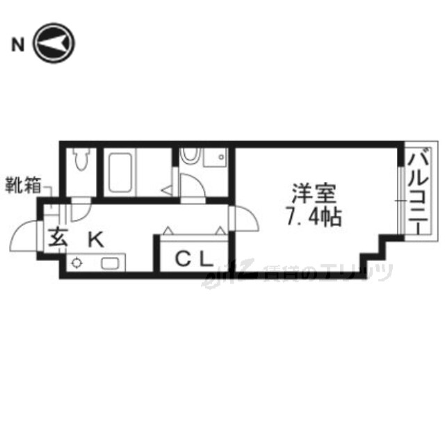 Ａ－１薩摩マンションの物件間取画像