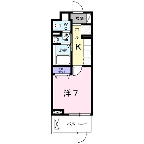 メゾンド　タカハマの物件間取画像