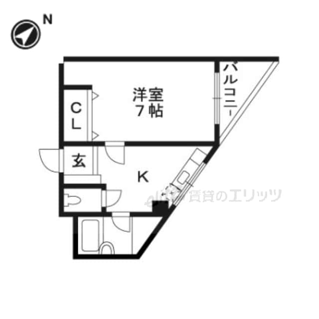 アンフィニィ・庄IIIの物件間取画像