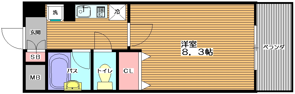 グレイス丸萬の物件間取画像