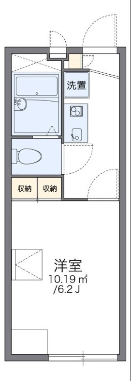 レオパレスシンフォニアの物件間取画像