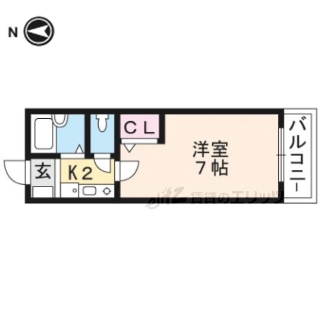 キャトルセゾンの物件間取画像