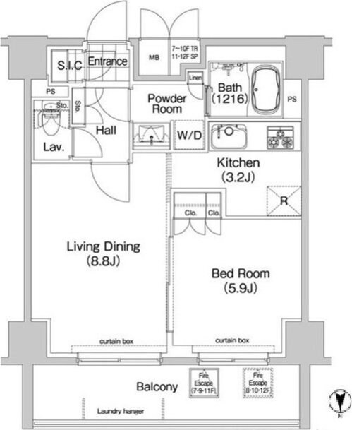 コンフォリア春日富坂の物件間取画像