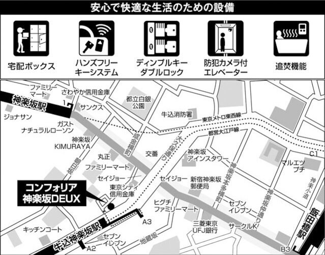 コンフォリア神楽坂DEUXの物件内観写真