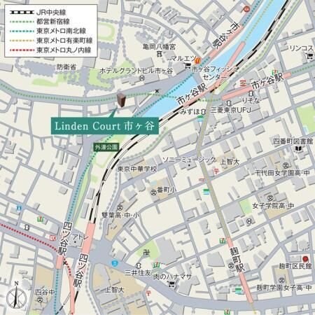 リンデンコート市ヶ谷の物件内観写真