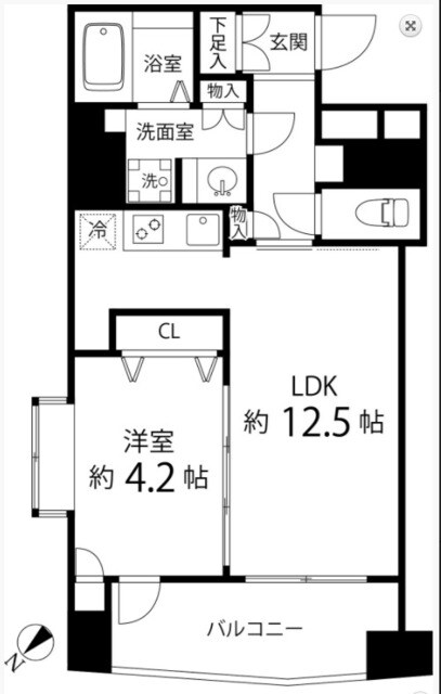 レニール本駒込の物件間取画像