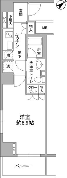 物件間取画像
