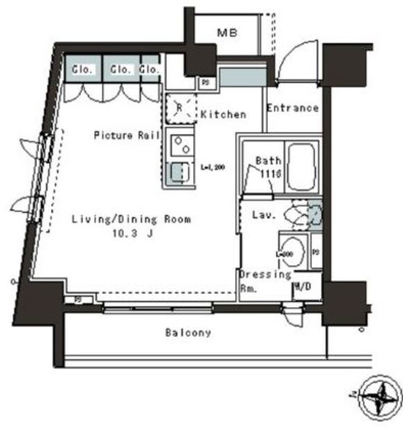 パークアクシス本郷の杜の物件間取画像