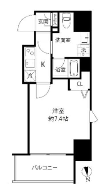 プレール・ドゥーク浅草橋の物件間取画像