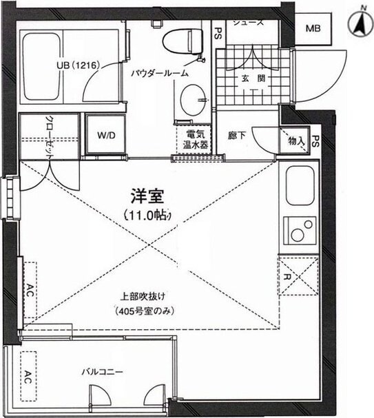 カーサ・デル・ソル小石川の物件間取画像