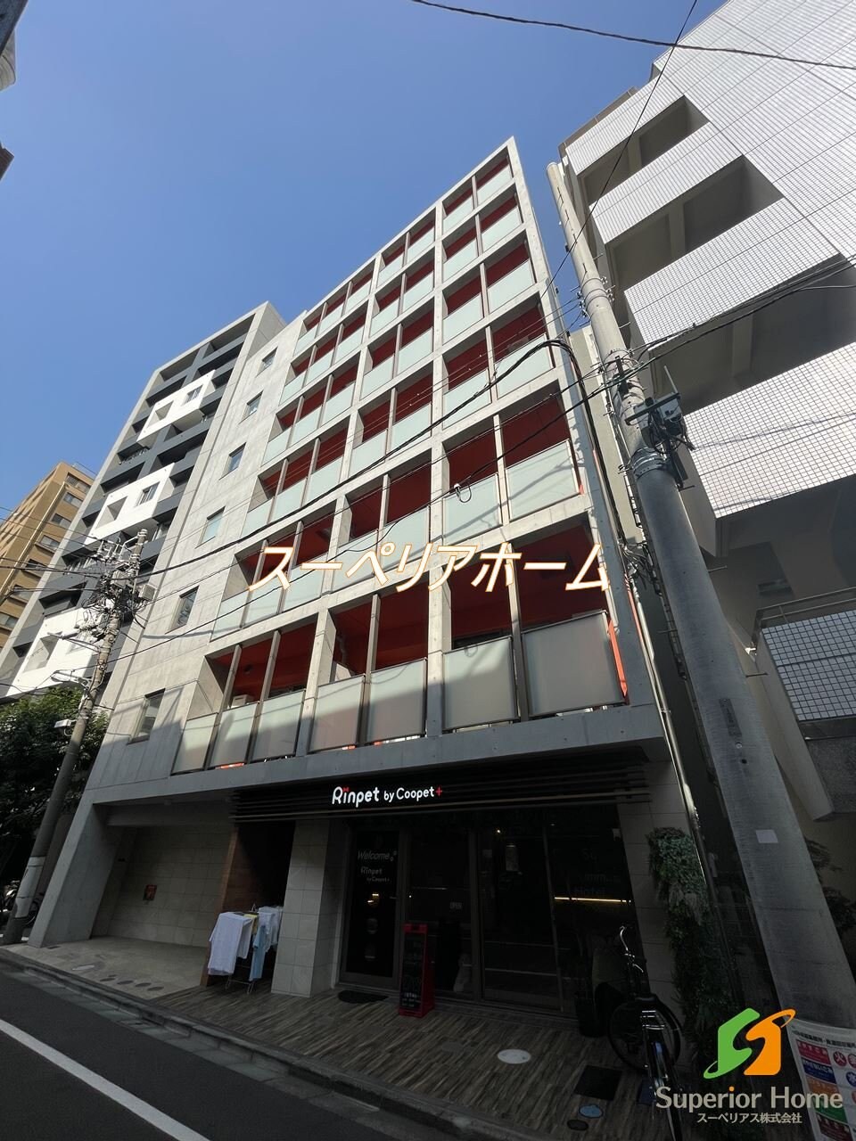 テラス八丁堀の物件外観写真