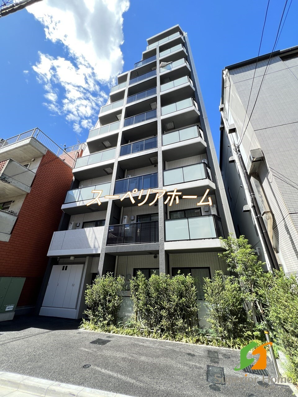 クレストコート新宿山吹町の物件外観写真