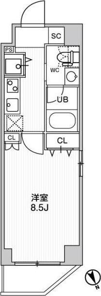 ステージファースト浅草橋IVの物件間取画像