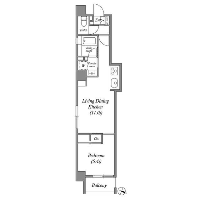 ASTILE日本橋浜町（アスティーレ日本橋浜町）の物件間取画像