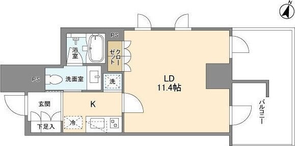 LaSante麹町の物件間取画像