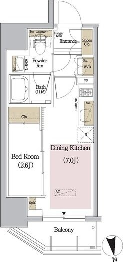 アーバネックス新御徒町の物件間取画像