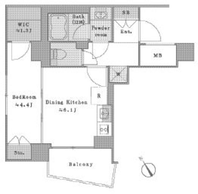 Brillia ist 文京茗荷谷の物件間取画像