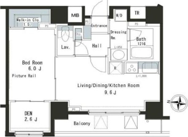 パークアクシス本郷の杜の物件間取画像
