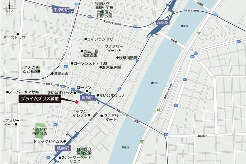 プライムブリス蔵前の物件内観写真