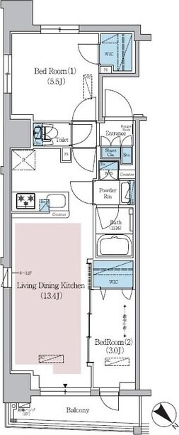 アーバネックス日本橋横山町の物件間取画像