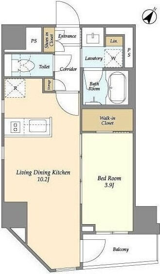 RESiA日本橋小伝馬町の物件間取画像