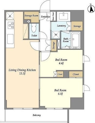 LaSante 上野の物件間取画像