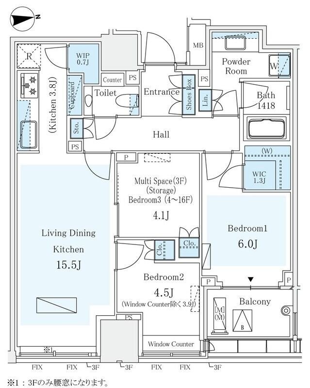 パークコート　ザ・三番町ハウスの物件間取画像