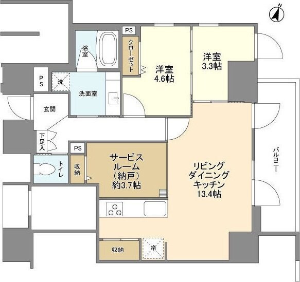 LaSante麹町の物件間取画像