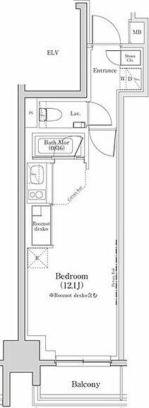 ザ・パークハビオ日本橋三越前の物件間取画像