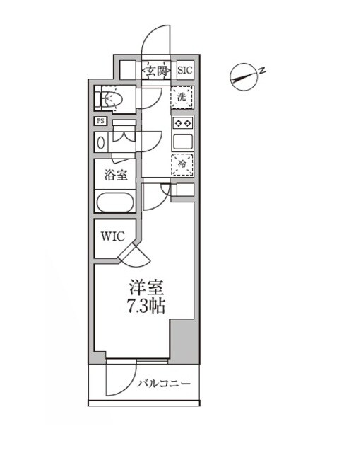 レジディア新御徒町IIの物件間取画像