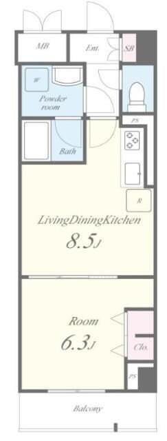 JPT RESIDENSEの物件間取画像