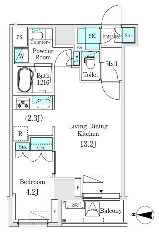 ASMACI MAISON両国Iの物件間取画像