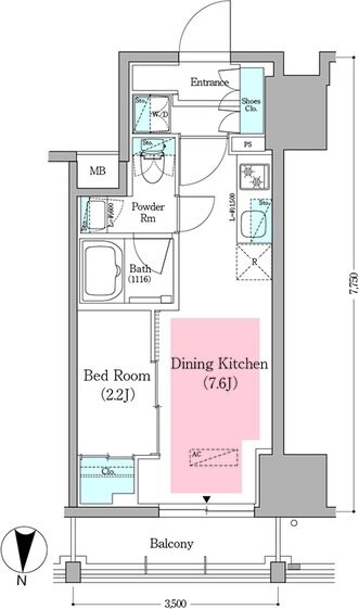 アーバネックス深川住吉IIIの物件間取画像