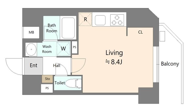 Alivis本郷三丁目の物件間取画像