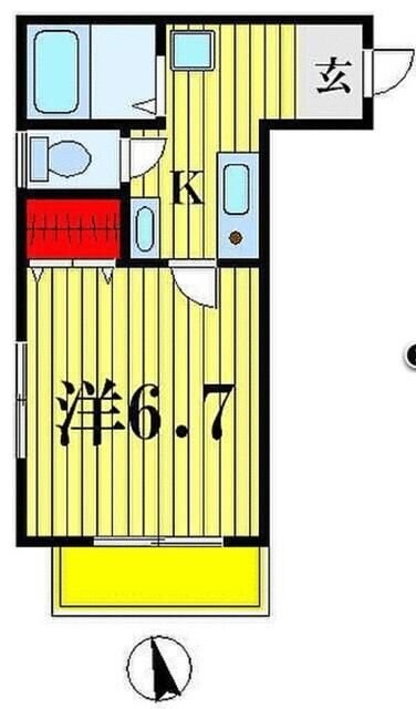 Ａコート西馬橋の物件間取画像