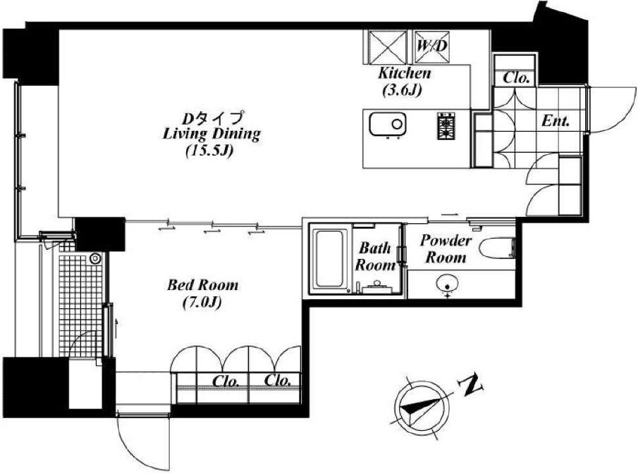 ウィーウィル八丁堀（We Will八丁堀）の物件間取画像