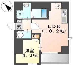 HGD佃の物件間取画像