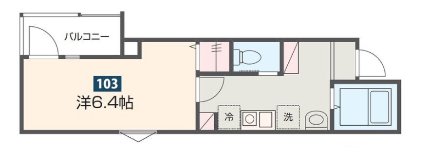 MELDIA清澄白河の物件間取画像