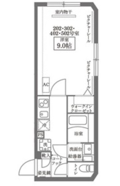 ココキューブ日本橋水天宮の物件間取画像