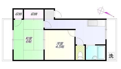 リーベハイツ亀戸の物件間取画像