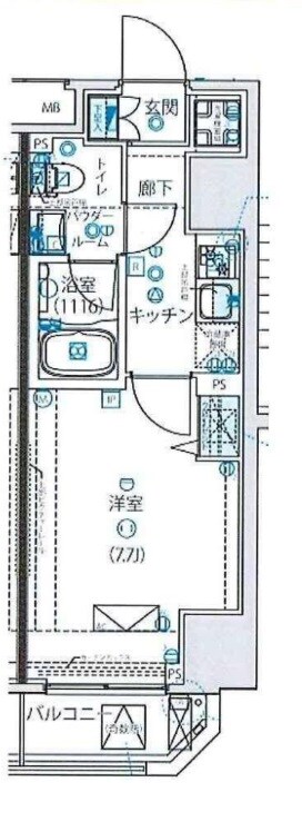 ルクレ墨田緑IIIの物件間取画像