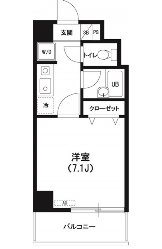 ヴィラクリヤマの物件間取画像