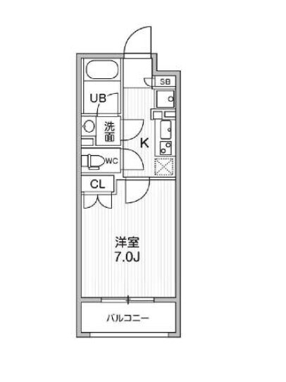 オーキッドレジデンス東日本橋の物件間取画像