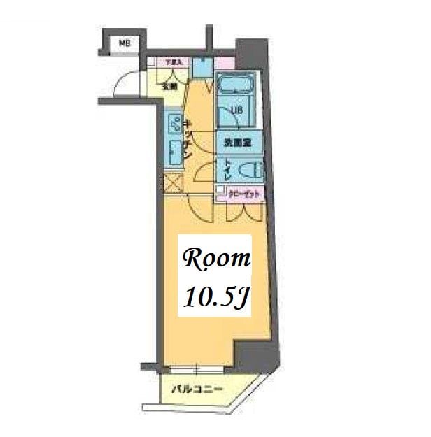 カスタリア東日本橋IIの物件間取画像