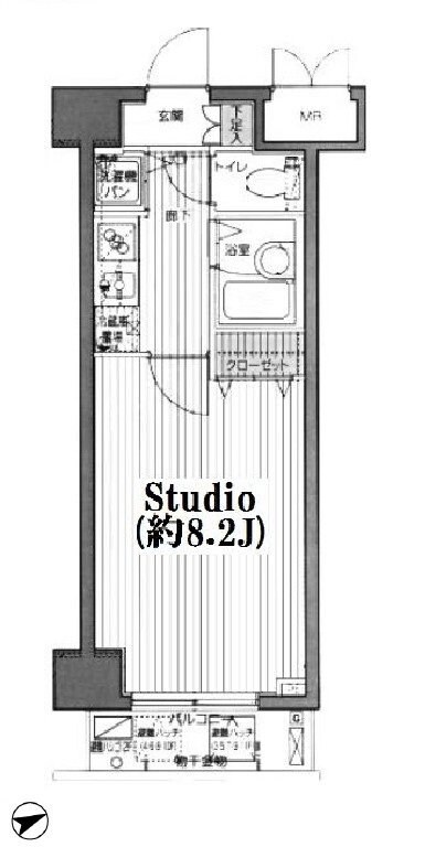 グランド・ガーラ日本橋茅場町の物件間取画像